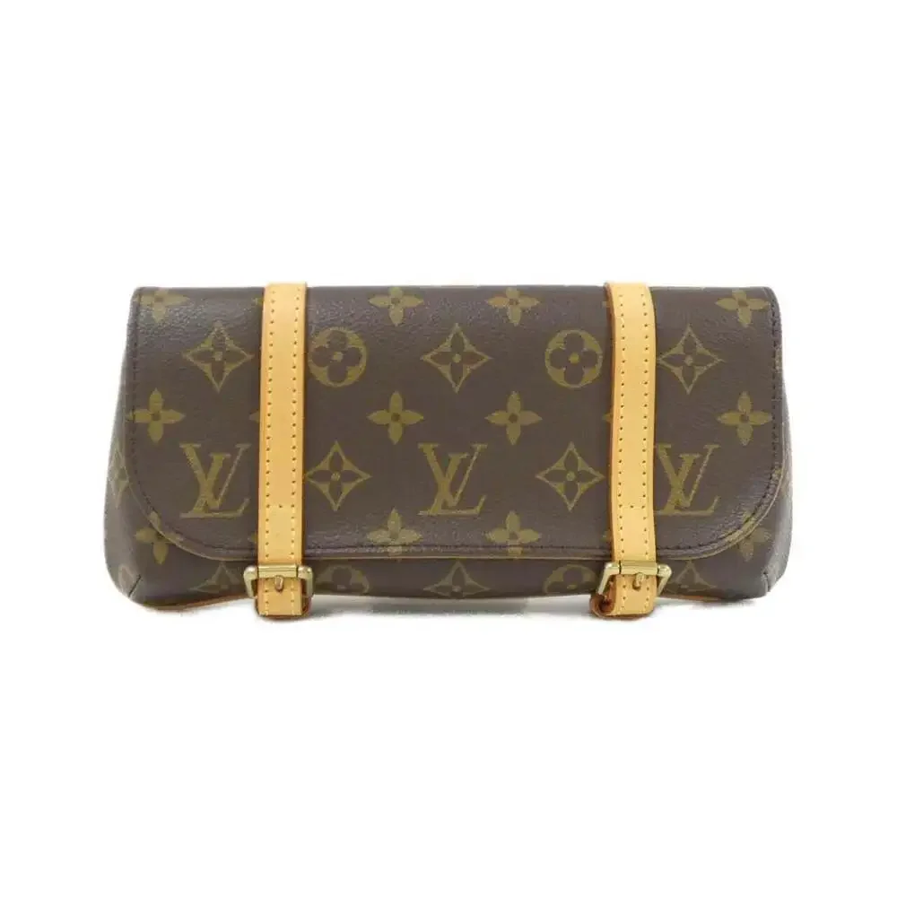 LOUIS VUITTON Brown Monogram Pochette Fanny Pack